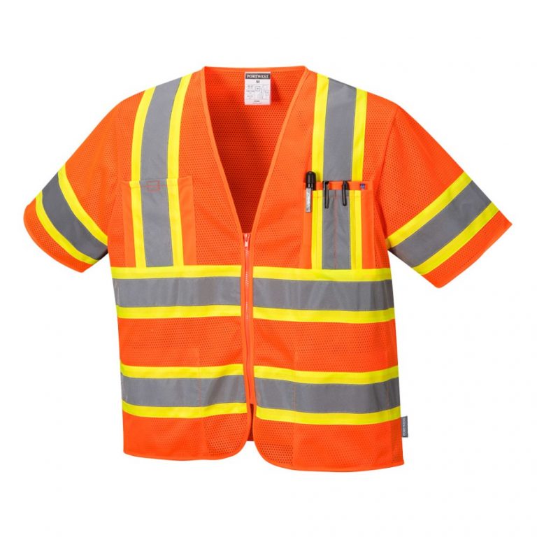 Augusta Hi-Vis Contrast Executive Vest S/S | Work Hard Dress Right