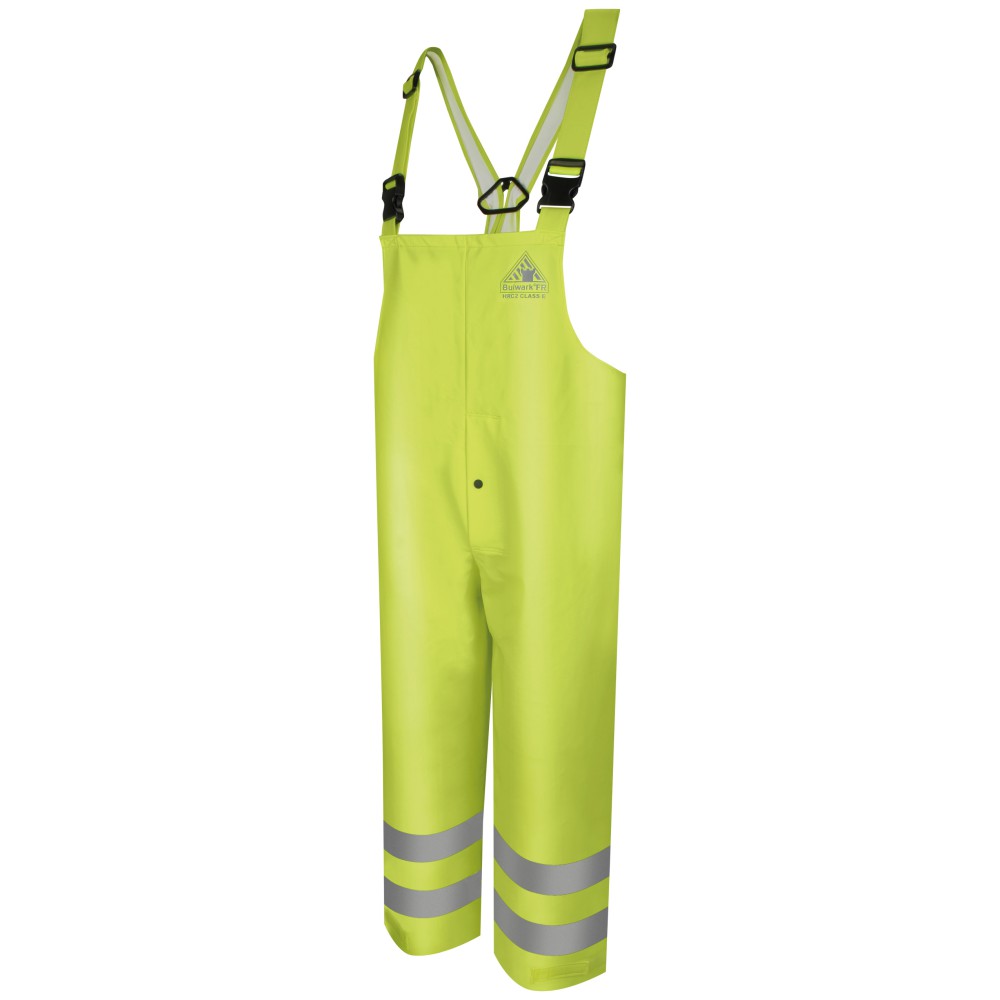 Men's FR Hi-Visibility Rain Bib Overalls | Work Hard Dress Right