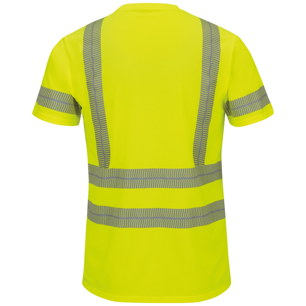 Short Sleeve Hi-Visibility T-Shirt, Type R Class 3 | Work Hard Dress Right