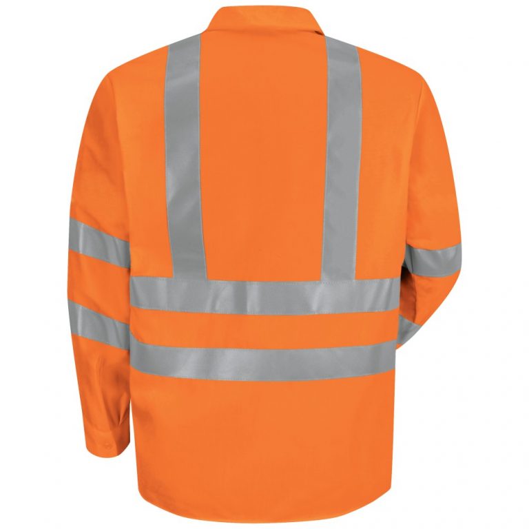 Hi-Visibility Long Sleeve Work Shirt - Type R, Class 3 | Work Hard ...