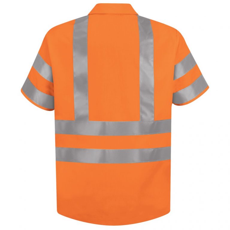 Hi-Visibility Short Sleeve Work Shirt - Type R, Class 3 | Work Hard ...